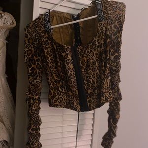 I.AM.GIA LEOPARD TOP